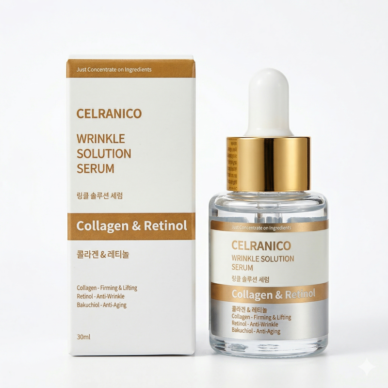 CELRANICO Wrinkle Solution Serum Collagen & Retinol Serum 30ml