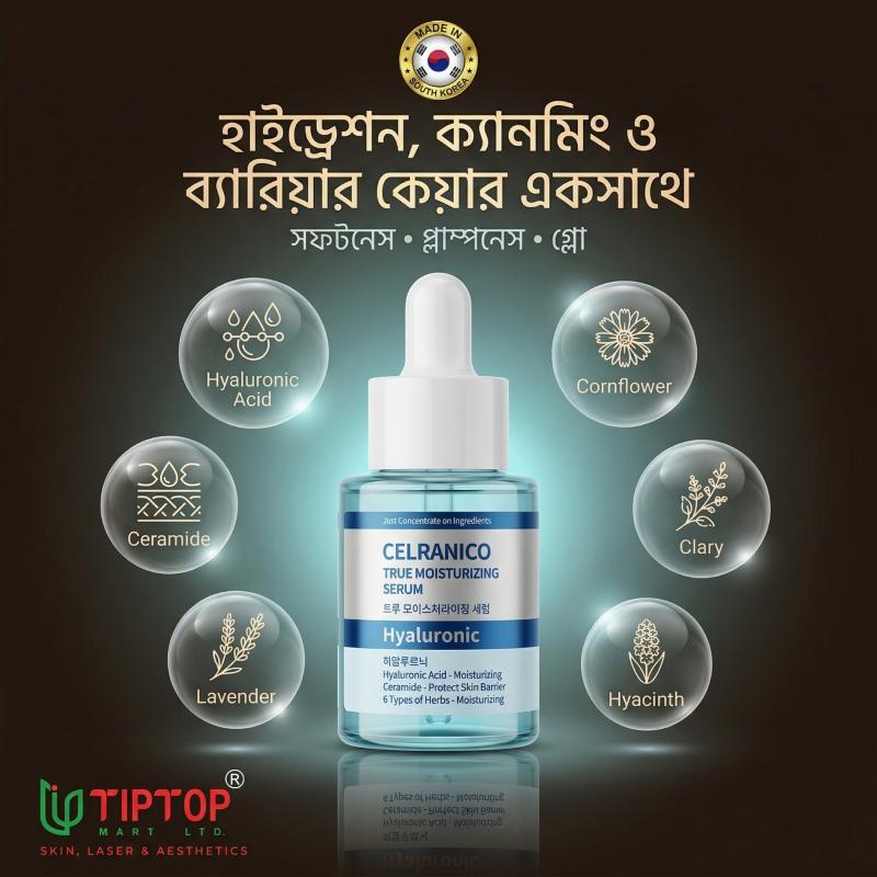 CELRANICO True Moisturizing Serum Hyaluronic Serum 30ml